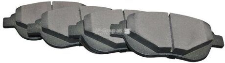 Комплект гальмівних накладок, дискове гальмо JP GROUP 4163601810