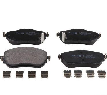 Комплект гальмівних накладок, дискове гальмо JP GROUP 4863607810