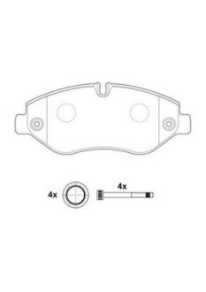 - Гальмівні колодки до дисків JURID 2922909560
