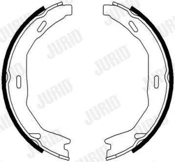 DB щоки ручного гальм. C204 07- JURID 362561J