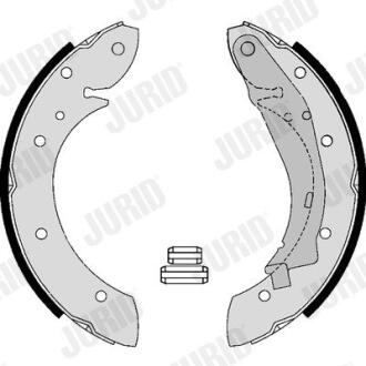 PEUGEOT гальмівні колодки задн. 405 II Break (4E) 1.9 D 92-96 JURID 362613J