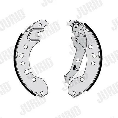 RENAULT гальм. колодки задн. TWINGO II 1.2 16V 07-14, TWINGO II 1.5 dCi 90 10-, SMART FORTWO 1.0 14- JURID 362630J (фото 1)