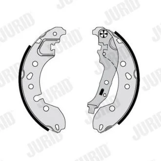 RENAULT гальм. колодки задн. TWINGO II 1.2 16V 07-14, TWINGO II 1.5 dCi 90 10-, SMART FORTWO 1.0 14- JURID 362630J