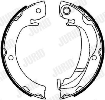 CITROEN щоки гальмівні C1, OPEL Agila, SUZUKI Swift, TOYOTA Yaris JURID 362636J