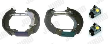 CITROEN гальм. щоки C-ELYSEE 1.6 BlueHDi 100 14-, C3 III (SX) 1.6 BlueHDi 100 16-, PEUGEOT 208 I 1.4 HDi 12-, 01 1.6 LPG 14-, OPEL CORSA F 1.2 (68) 19- JURID 381523J