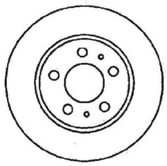ALFA ROMEO диск гальм. задн. Mito JURID 561185JC