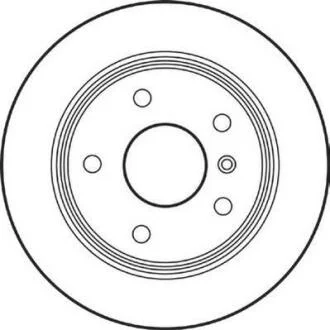 DB Диск гальмівний задн.Vaneo 01-,W168 97- JURID 562149JC