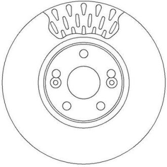 RENAULT диск гальмівний передн. Espace III 98-02 JURID 562150JC