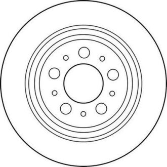 VOLVO диск гальмівний задн.S60/S80 V70/XC70 JURID 562174JC