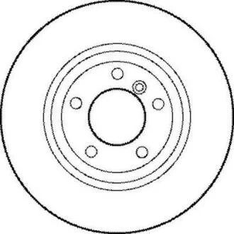 Гальмівний диск JURID 562188JC
