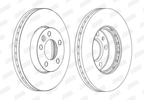 - Гальмівний диск JURID 562234JC-1