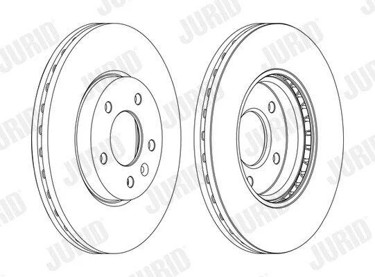 CHEVROLET Диск тормозной передн.Cruze 1.6 09-,Opel Astra j JURID 562631JC1 (фото 1)