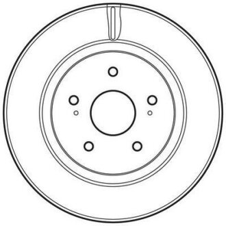 SUZUKI диск гальмівний передн.Grand Vitara 05- JURID 562632JC