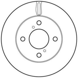 NISSAN диск гальм. передн. PIXO, SUZUKI ALTO 09- JURID 562674JC