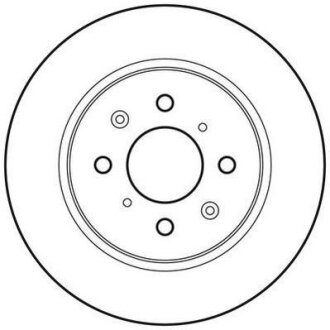 HONDA Гальмівний диск задн. INSIGHT 1.3 09- JURID 562704JC