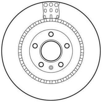 VW диск гальмівний задн. Audi A8 10- JURID 562735JC