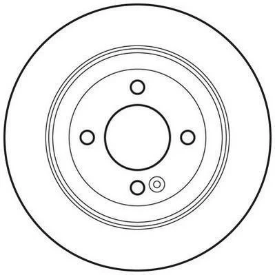 HYUNDAI гальмівний диск задн.Solaris 10-,Kia Rio III 11- JURID 562764JC (фото 1)