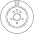 - Гальмівний диск JURID 562823JC (фото 1)