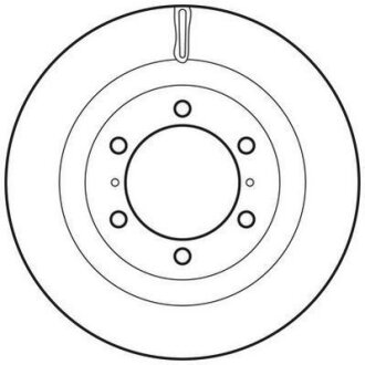 TOYOTA диск гальм.передн.LandCruiser Prado 10- JURID 562828JC
