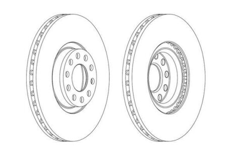 AUDI гальмівний диск передн.A4,A6 2.7/4.2 98- JURID 562890JC-1