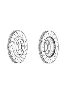 - Гальмівний диск JURID 562954JC-1