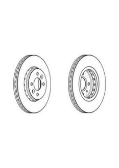 - Гальмівний диск JURID 562959JC