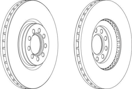 FIAT диск гальмівний передн.Iveco Daily III 05- JURID 569164J