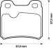 OPEL колодки гальмівні задн.Opel Astra 92-98 JURID 571407J (фото 1)