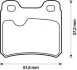 OPEL колодки гальмівні задн.Opel Astra 92-98 JURID 571407J (фото 1)