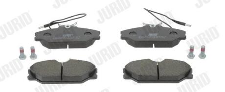 RENAULT Тормозные колодки передн.25 84-,Laguna I,Megane,Safrane I,II,Scenic 92- JURID 571476J