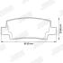 TOYOTA гальмівні колодки задн.Corolla 02- JURID 572492J (фото 2)
