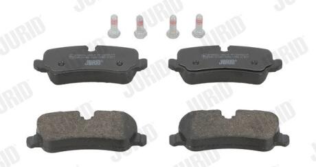 LANDROVER гальмівні колодки задн.Range Rover Sport 05-,Discovery 04- JURID 572522J