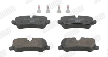 LANDROVER гальмівні колодки задн.Range Rover Sport 05-,Discovery 04- JURID 572522J