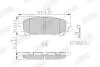 Гальмівні колодки задн. Subaru Forester 02-07 JURID 572529J (фото 1)