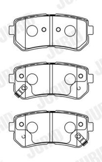 Гальмівні колод. задн. Kia Ceed, Rio, Hyundai Accent JURID 572604J