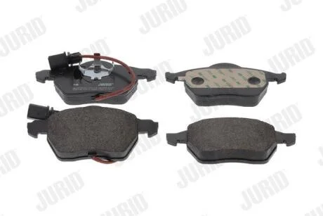 Комплект гальмівних накладок, дискове гальмо JURID 573037J