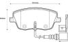 VW Гальмівні колодки перед.Polo 01- Skoda Fabia 99-, Roomster SEAT JURID 573101J (фото 1)