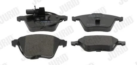 Гальмівні колодки перед. AUDI A6/S6 2,5-4,2 99- (з датчик.) JURID 573145JC