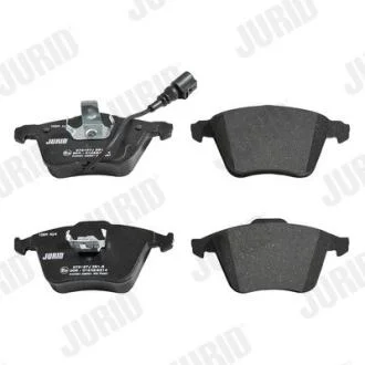 VW гальмівні колодки передн.Audi A3 06-,Golf V,VI,Eos,Seat Leon 06- JURID 573197J