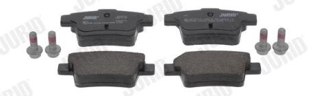 FORD Тормозные колодки задн.Mondeo III 04-,Jaguar X-Type 04- JURID 573218J