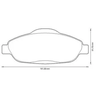 PEUGEOT гальмівні колодки передн.308,3008 07- JURID 573241JC