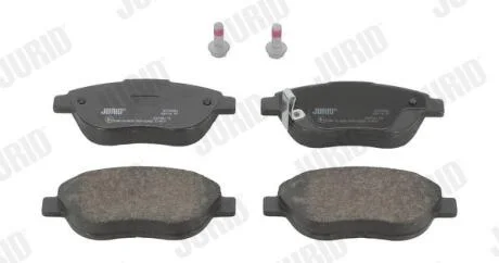 OPEL гальмівні колодки передн.Corsa D, FIAT 500 JURID 573308J