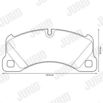 - Гальмівні колодки до дисків Jurid White JURID 573329JC