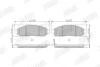 NISSAN гальмівні колодки передн..Murano,Navara,Pathfinder 05- сист.Tokico JURID 573431J (фото 1)
