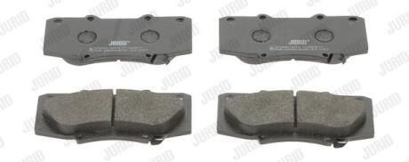 TOYOTA Гальмівні колодки передн.Hilux 05- JURID 573435J