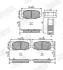 FIAT гальм. колодки задн. 500X 2.0 D Multijet 14-18, JEEP RENEGADE SUV 2.0 CRD 14- JURID 573693J (фото 1)