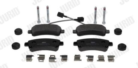 CITROEN Тормоз. колодки задн. JUMPER 2.0 BlueHDi 15-19, FIAT DUCATO 150 Multijet 2,3 D 11-, PEUGEOT BOXER 3.0 HDi 175 11- JURID 573704J