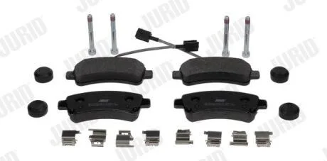 CITROEN Тормоз. колодки задн. JUMPER 2.0 BlueHDi 15-19, FIAT DUCATO 150 Multijet 2,3 D 11-, PEUGEOT BOXER 3.0 HDi 175 11- JURID 573704J