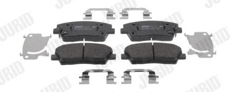 KIA Комплект гальмівних колодок STINGER (CK) 2.0 T-GDI 17- JURID 573819J