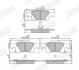 Гальм. колод. задн. JEEP Grand Cherokee 11- JURID 573860J (фото 1)